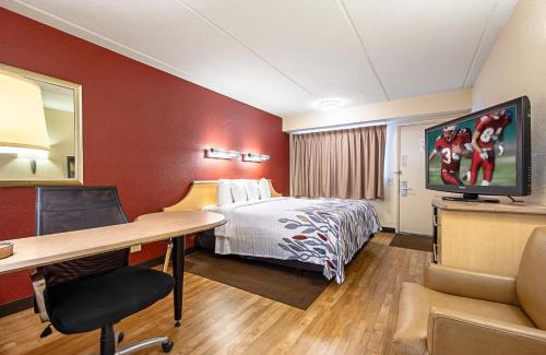 Newtonville Hotel | Convenient Red Roof Inn Albany Airport with Pet-Friendly Stay