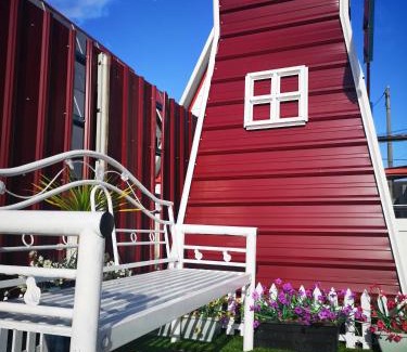 Kerteh Hotel | Ocean View Red Triangle Cottage with Private Pool & Beach