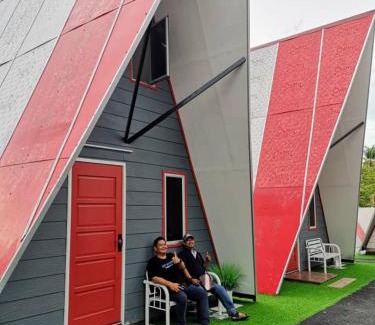 Kerteh Hotel | Ocean View Red Triangle Cottage with Private Pool & Beach