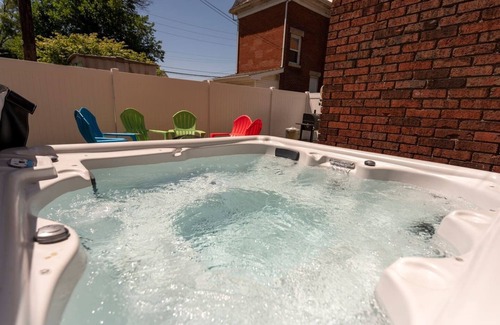 Michigan City House | Red Zen: Pet-Friendly Oasis with Hot Tub & Scenic Views