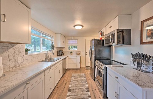 Redmond House | Exceptional Redmond Farmhouse with Deck & Grill Retreat