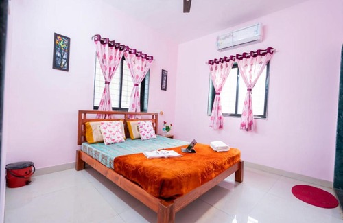 Lonavala Villa | Redstone 3BHK Villa: Pet-Friendly Stay with Pool & Breakfast