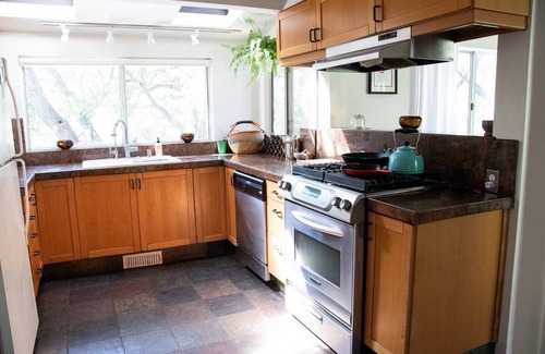 Topanga House | Enchanting Redwood House: Topanga Getaway with Ocean Views