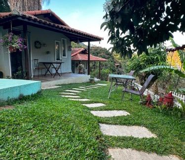 Sao Pedro da Serra House | Idyllic Refúgio da Montanha - Cascata with Pool & Ocean View