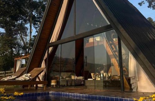 Teresopolis Ski Chalet | Cozy Refúgio dos Alpes Cabana with Pool & Hot Tub Access