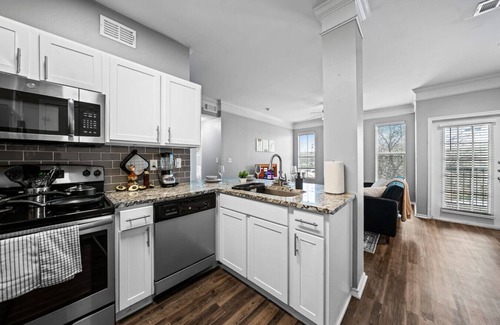 Fossil Creek Apartment | Refined 2BR 2BA Unit with Pool Access in Fort Worth