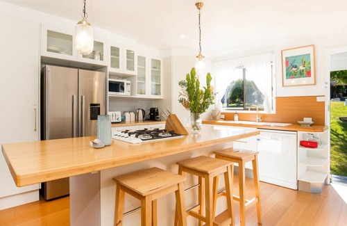 Basin View House | Pet-Friendly Waterfront Retreat with Ocean Views