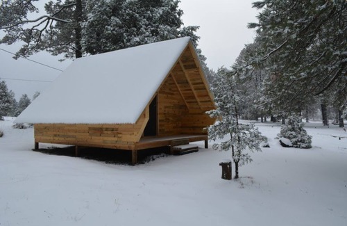 Pueblo Nuevo Cabin | Escape to Refugio en el bosque Parque La Pirámide