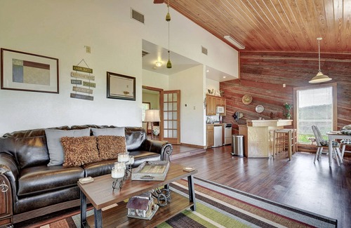 Spicewood House | Beautiful Riverfront Retreat with Cabins & Private Dock
