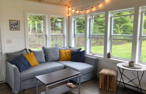 Miscouche Cottage | Peaceful Retreat: Private Haven Steps from the Beach
