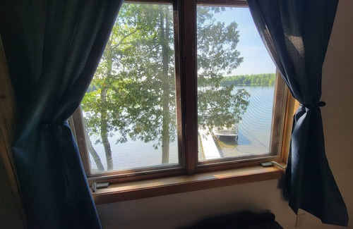 Brazeau House | Serene Lakefront Cabin with Pool & Ocean Views, Rated 10/10