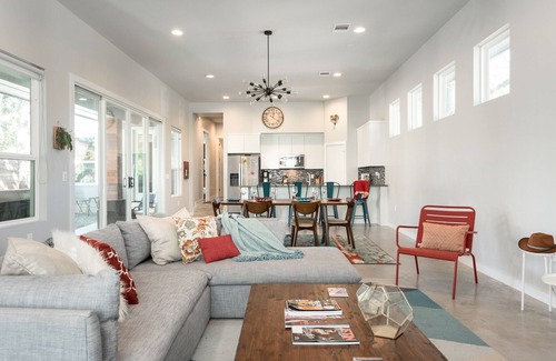 Blackshear-Prospect Hill House | Relax in East Austin: Private Patio, Spa & Lake Views