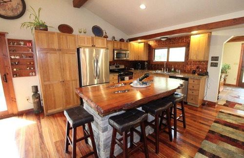 Grayling House | Discover Tranquil Log Cabin on Au Sable River Frontage