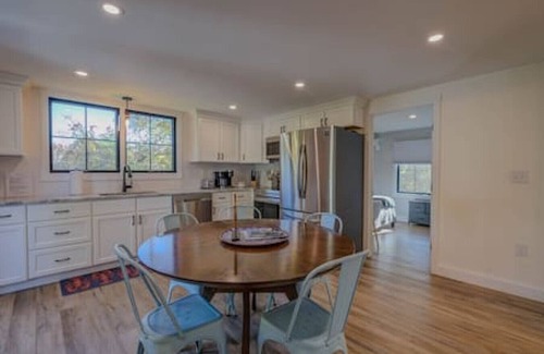 Wells Cabin | Serene Coastal Retreat with Hot Tub & Ocean Views