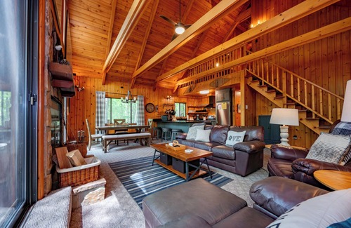 Swanton House | A-Frame of Mind: Lake Access, Hot Tub & Pet Friendly Bliss