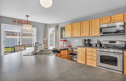 Seven Hills House | Inviting Getaway: Hot Tub, Game Room & Pet-Friendly Stay