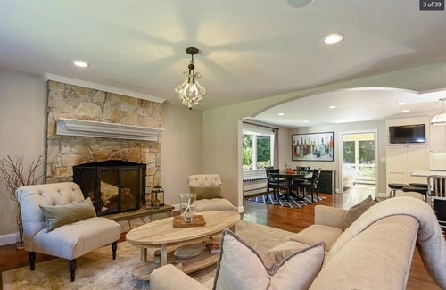 Waquoit Village House | Tranquil Beach Retreat with Pool and Oceanfront Views