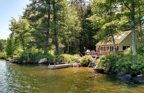 Au Sable Forks Cottage | Idyllic Island Retreat with Pool and Lake Views