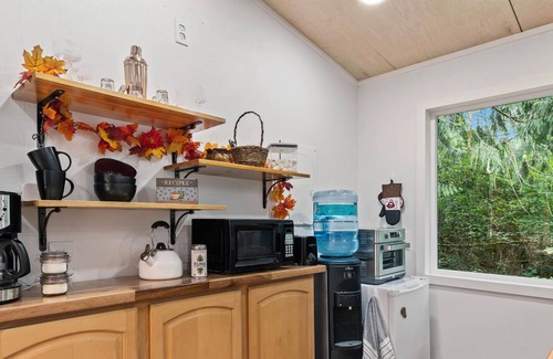 McKenna Apartment | Enchanting Forest Tiny Home with Ocean View & Pet Friendly