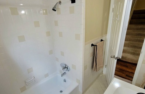 Dearborn House | Relaxing Modern Home accommodated for Families with privacy fence