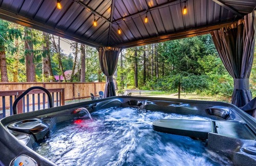Ashford Cabin | Relaxing, Private Cabin w/Hot Tub & Generator near Mt Rainier!