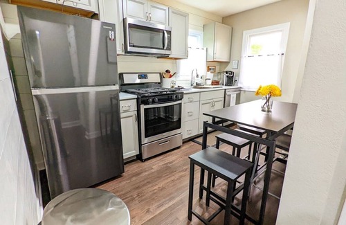 Bettendorf House | Cozy Remodeled Home with Kitchen in Quiet Neighborhood