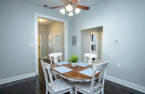 Five Points Apartment | Historic 2BR House Steps from Downtown with Family Amenities