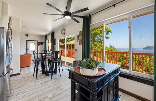 Sekiu House | Ocean View Retreat Above Sekiu Marina - Rated 10/10