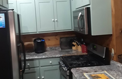 Throckmorton County Cabin | Idyllic Cabin Retreat with Kitchen and Pet-Friendly Amenities