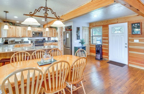 Elk City House | Idyllic Elk City Retreat with Decks & Mountain Views!