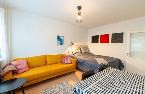 Oulu Apartment | Bright City-Center Studio with Free WiFi & Pet-Friendly Perks