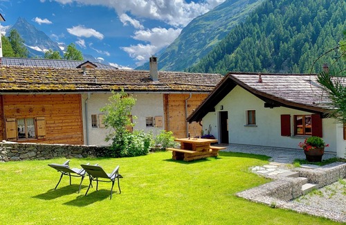 Zinal Ski Chalet | Elegant 1803 Chalet with Pool & Ocean Views - Rated 10/10