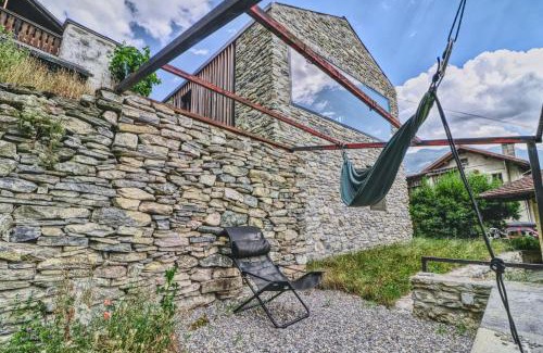 Chermignon House | Historic Barn Retreat in Scenic Mountain Village