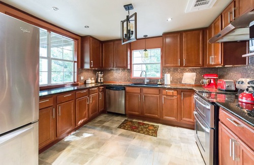 Jonestown House | Historic Lakefront Retreat with Spa and Stunning Views