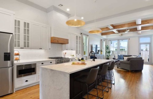 Irish Channel House | Modern Home with Heated Pool in Garden District
