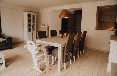 Knokke Apartment | Modern Downtown Apartment Steps from the Beach with Ocean View