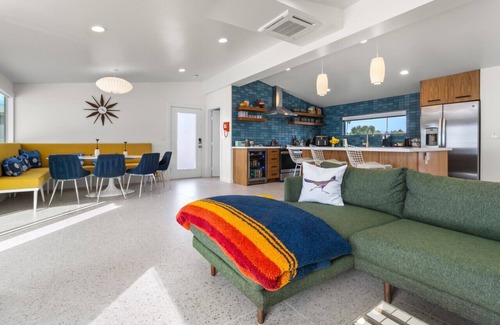Magnesia Falls Cove House | Discover a Renovated Mid-Century Home with Pool & Vintage Camper