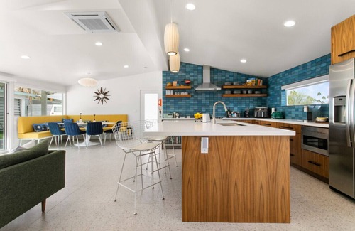 Magnesia Falls Cove House | Discover a Renovated Mid-Century Home with Pool & Vintage Camper