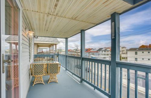 North End Apartment | Idyllic Ocean City Retreat Steps from the Beach with Views
