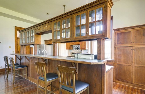 Florence House | Unique Schoolhouse Retreat with Piano and Private Deck