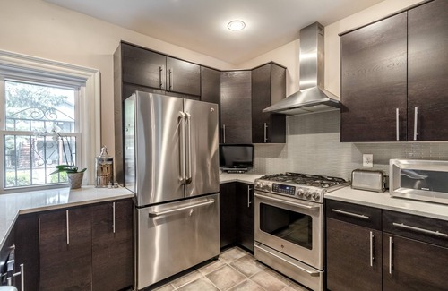 Merion Village House | Renovated Family Home: 2 Baths, EV Garage & Near Dining
