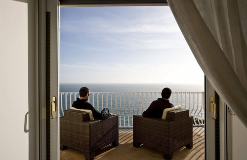 Arienzo Villa | Villa Magnolia in Positano: Oceanfront Retreat with Hot Tub
