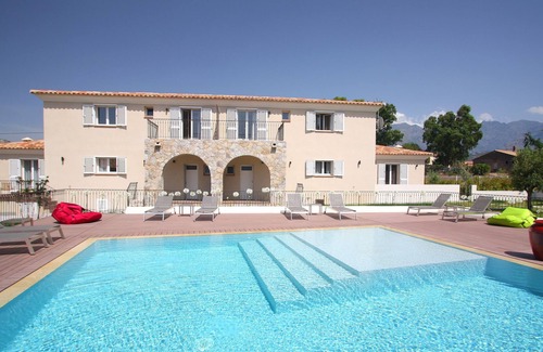 Calvi Apartment | Résidence Catherine, Superb 3 bedroom apartment, 120 m2 with swimming pool (1)
