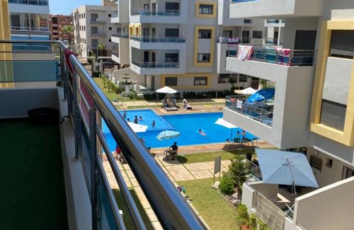 Oulad Ayad Apartment | Family-Friendly Stay at Résidence Ebla with Pool Access