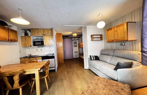 Lanslevillard Apartment | Cozy Residence Hauts De Val Cenis - Studio for 4 Guests