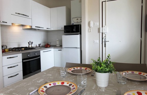 Rivoltella Apartment | Relax at the Residence of the Pines with Ocean View Amenities