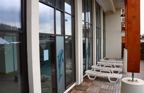 Valberg Apartment | Val Dazur Residence: Oceanfront Escape with Pool Access