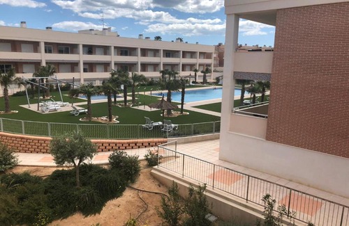 Puerto Marino Apartment | Relax at Residencia Bahía: Oceanfront Poolside Retreat
