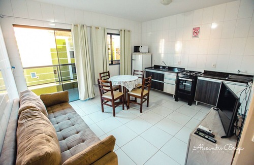 Enseada Apartment | Oceanfront Bliss at Residencial dos Reis - Rated 10/10