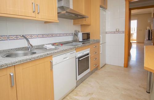 San Luis de Sabinillas Apartment | Discover Residencial Duquesa: Family-Friendly with Pool & Spa